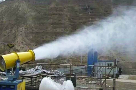 雾炮机 JS-WP喷雾除臭设备降尘案例